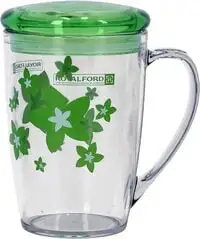 Royalford 350 ml Water Jug - Portable Multi-Purpose Jug With Lid For Water Picnic Juice, Durable Plastic, Spill-Proof Lid, Great For Household, Club, Bar, Coffee Shop, Restaurant & More