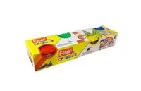 Flair Creative Non-Toxic and Child Safe Modelling Dough For Creative Artists, 120gms x 4 Colors- Red, Green, Yellow, Blue