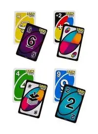 Uno Uno Flip! Card Game Double Sided Cards And Special Flip For Parties