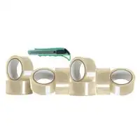 GTT Clear Tape 8 Pieces With Cutter