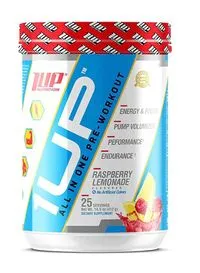 1 Up Nutrition All In One Pre-Workout For Men - Raspberry Lemonade - (25 Servings)
