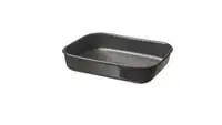 Oven dish, rectangular/dark grey33x26 cm