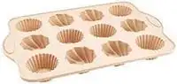 Royalford Silicone 12Cup Muffin Pan With Steel Frame, Multi - Colour, Rf9800