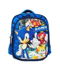 MASCO 12 Inches Super Sonic Printed Boys Kindergarten School Bag