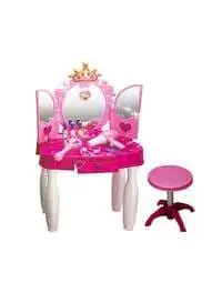 Generic Glamour Mirror Kids Dressing Table With Accessories And MP3 Input
