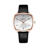 Meibin Analog Wrist Watch Leather Water Resistant For Women, M1150-Gyb