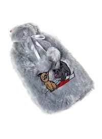 Biggdesign Hot Water Bag With Soft Plush Cover For Pain Relief