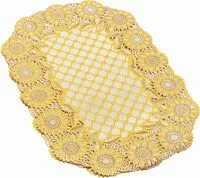 Royalford 6Pc Table Place Mat Set - Pvc Non-Slip Dining Table Mats - Heat Resistant, Stain-Resistant & Easy To Clean Placemats - Stylish Home Decor Dinner Table Protector - 12X18 cm – Flower Design