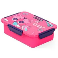 Eazy Kids 1 / 2 / 3 / 4 Compartment Convertible Bento Lunch Box Cat - Pink 850ml