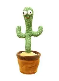 Generic Singing And Dancing Decorative Funny Early Childhood Education Plush Cactus Toy For Kids 25 X 10 X 8Cm