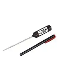 Lw Probe Type Baking Electronic Thermometer With Protect Cover Black 0.75x0.75x7.99inch