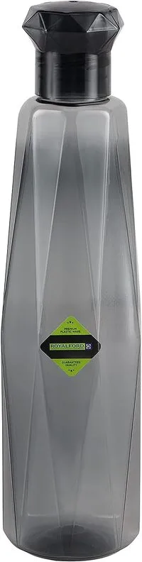 Royalford 1100ml Fridge Bottle- Rf11711 Textured Polymer Water Bottle Perfect For Home 100% Food-Grade, BPA-Free And Eco-Friendly Portable And Leak-Proof Design, Grey
