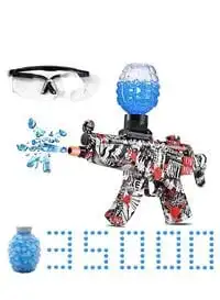Fitness World Waterproof Gel Bullet Gun For Kids With Goggles And 35, 000 Water Bullets