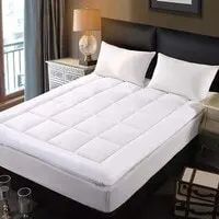 In House Comforter Package Two Layers Microfiber Mattress Topper 14cm 200×180 cm + 2 Hotel Pillow 50*75 cm
