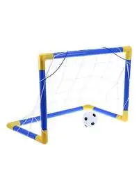 Generic Mini Football Soccer Goal Post Net Fun Activity Creative Play Set For Kids 45X 27X 33Centimeter