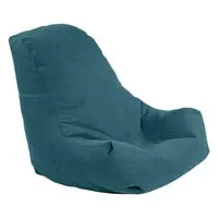 In House Pascal Linen Bean Bag Chair - Large - Turquoise