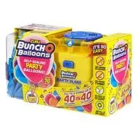 Bunch O Ballons - By Zuru Party - Party Balloons - Pump Pack - Party Pump With 2 Bunches Balloons Blue