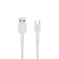 كابل ليفور PVC USB إلى Type-C 1.8 متر بلاستيك - أبيض