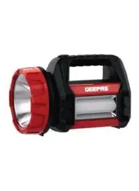 Geepas Rechargeable Search Light With Lantern Red 15Centimeter