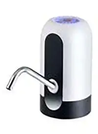 Generic موزع مضخة مياه الشرب المعبأة لاسلكيًا وقابل لإعادة الشحن IT-009 أبيض/أسود