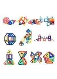 Magformers 51-Pieces Inspire 3D Set Magnetic Building Blocks Educational Magnetic Tiles Magnetic Building Stem Toy Set For Kids