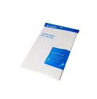 MASCO White Lined Sticky Notes, 100 Sheets