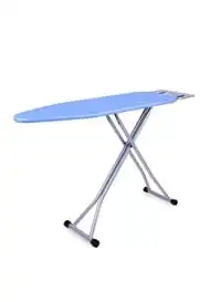 Wide Ironing Board with Iron Station Holder   Heat-Resistant Cover   Non-Slip Folding Ironing Stand   Adjustable Height   Cotton Cover