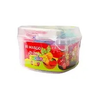 MASCO Modelling Clay with Moulding Toys, 12 Colors