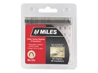 MiLES NO15C-4MM Cable Tacker Staples with Insulators