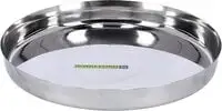 Royalford 11-Inch Stainless Steel Thali Plate - Round Quarter Plate, Dishwasher Safe, Thali For Multi-Purpose, Ideal For Home, Hostel. Hotel & Restaurants
