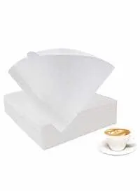 Mibru Coffee Filters V60 Cone Paper White Natural 100Pcs 1-2 Cups Size 01