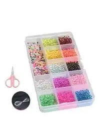 Rolly Toys Small Colorful Beads Set DIY Bracelet Jewelry Bead Making Set Toy For Girls