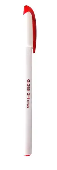 مجموعة أقلام حبر جاف يوني ماكس 50 قطعة G4 0.7 مم، أحمر
