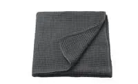 Bedspread, dark grey230x250 cm