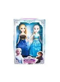 Rally Elsa And Anna Fashion Dolls Playset