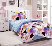 Kids 3Pcs Compressed Comforter Set ,Single Size, Fashion