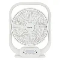 Geepas 12 Inch Table Fan, Rechargeable