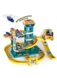 Rally Multiplayer Parking Lot Track Vehicle Playset With Cars Toy