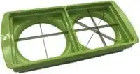 Generic 12Pc/Set Slicer Vegetable Fruit Peeler Dicer Cutter Chopper Grater Multifunctional Green Kitchen Supplies Kit