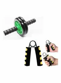 Fitness Pro Wheel Roller With Hand Grip 35 X 20 X 10Cm