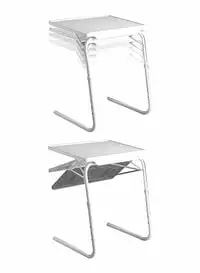 Generic Folding Adjustable Table Mat White