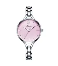 Meibin Analog Wrist Watch Stainless Steel Water Resistant For Women, M1141-Ps