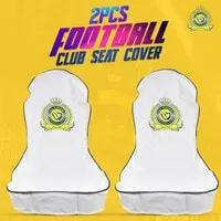 AL NASSR Football Club Logo Car Seat Cover Universal Car Seat Dust Dirt Extra Protection Cover For Your Seat 2/Pcs Set