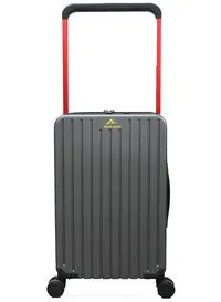 حقيبة أمتعة مورانو صلبة للجنسين مصنوعة من مادة ABS خفيفة الوزن ذات 4 عجلات مزدوجة مع قفل مدمج من نوع TSA (يمكن حملها مقاس 20 بوصة، رمادي)