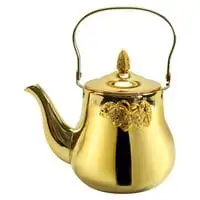 Stainless Steel Tea Pot Gold 1.4L