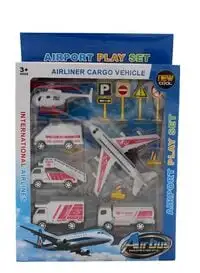 Rally International Airlines Cargo Vehicle Airport Playset