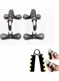 Fitness Pro 1-Pair Steel Push Up Handles With Hand Grip 35 X 20 X 10Cm