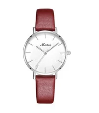 Meibin Analog Wrist Watch Leather Water Resistant For Women, M1173-Rs