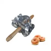 Donut Roller Cutter Silver & Beige