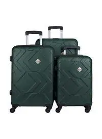 مجموعة حقائب سفر باراجون مكونة من 3 قطع عجلات دوارة جانبية صلبة من مادة ABS